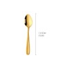 Bisda 8-Piece Coffee Spoon Set, 18/10 Stainless Steel Gold Tea