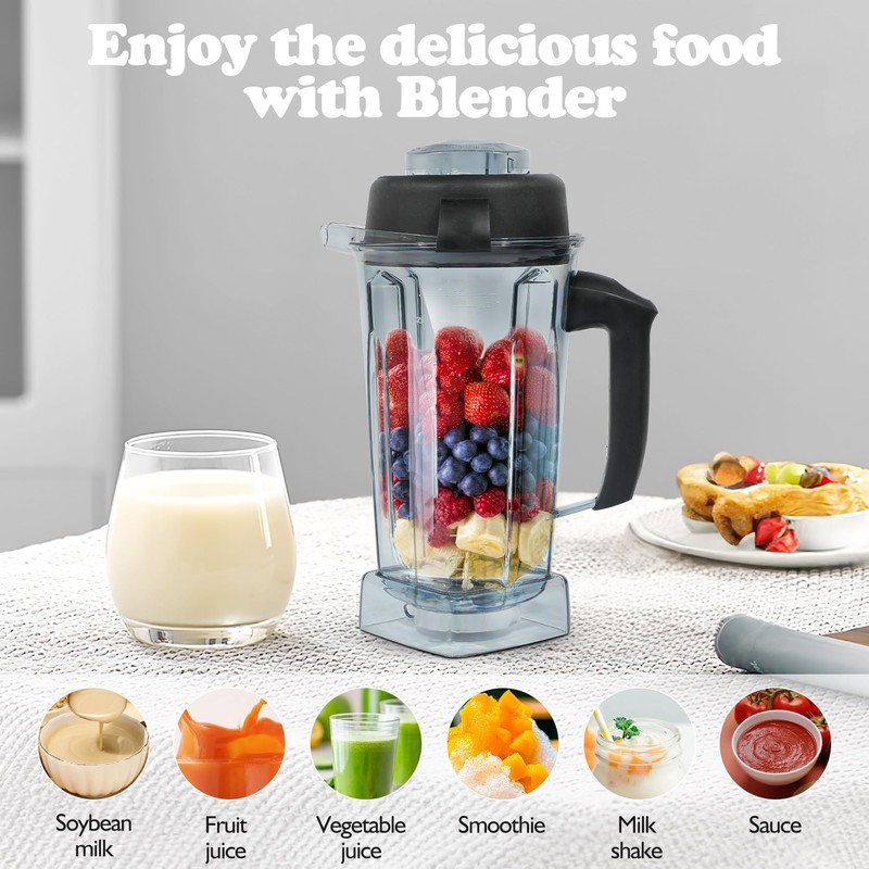 Nikkar Blender Pitcher 64oz Replacement Pitcher Compatible with 5200 6300