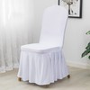 Dimatic Dining Room Chair Covers Set of 2, Stretch Parsons