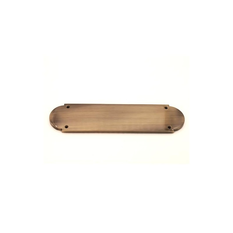 Infinity Decor Victorian Half Round Shaped Antique Brass Finger Push