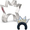 LILIAO Birthday Party Crown Cookie Cutter - 3.8 x 3.7