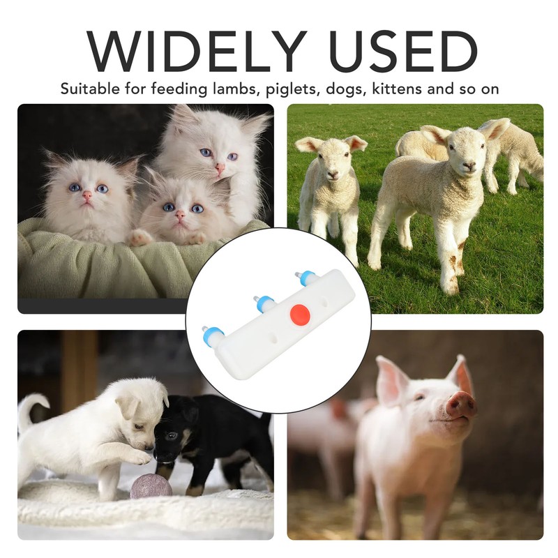 3 Head Small Animal Milk Feeder Piglet Baby Lamp Goat