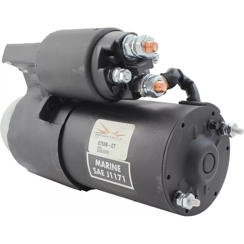 Gladiator SAEJ1171 Marine Black Starter for Mercruiser Model 3.0LX 3L/181CI