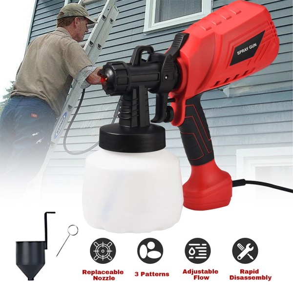 Unbranded 800ML HVLP Paint Sprayer Gun Handheld Electric Spray Gun