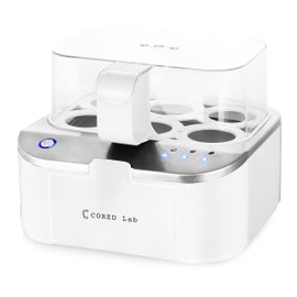 CRDLB0001 Egg Steamer, Boiled Egg Maker, Boiled Egg Machine, Voice Announcement of Finished Production, White