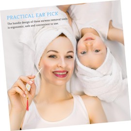 LALAFINA 4sets Ear Wax Picker Anti Ear Cleaning Tools Non- Design for Use for Home Cleaning Essential