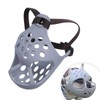 Short Snout Dog Muzzle- Adjustable Soft Silicone Flat Faced Muzzle