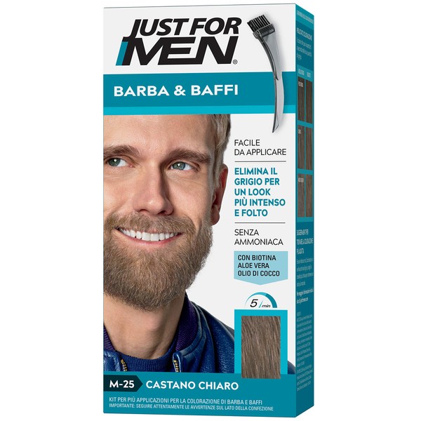 Just for Men Moustache & Beard Colouring Kit M25 – Castano Chiaro