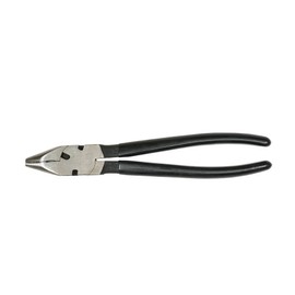 Seymour 41021 2T-120 10" Round Nose Head Fence Plier with Forged Steel Handle and Vinyl Grip