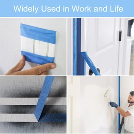 Diompirux 2 Rolls Universal Masking Tape, Professional Masking Tape, Painter's Tape, Versatile Tape for Painting Work and Decoration, for Bodywork, Painting, Renovations, Decoration, Renovation (24 mm