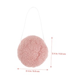 Healeved 2pcs Face Wash Sponge Scrubber Facial Cleansing Sponge for Blackhead Removal Deep Pore Cleaning Face Spa Tool Women Facial Exfoliator for Women Random Color