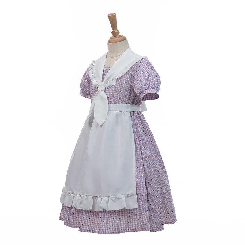 Nuoqi Prairie Dresses for Girls Pioneer Girl Laura Ingalls Wilder