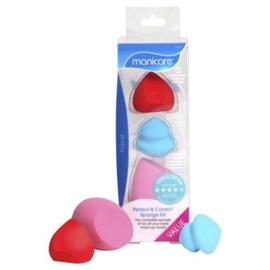 Manicare Perfect and Correct Sponge Kit (Pack of 3)