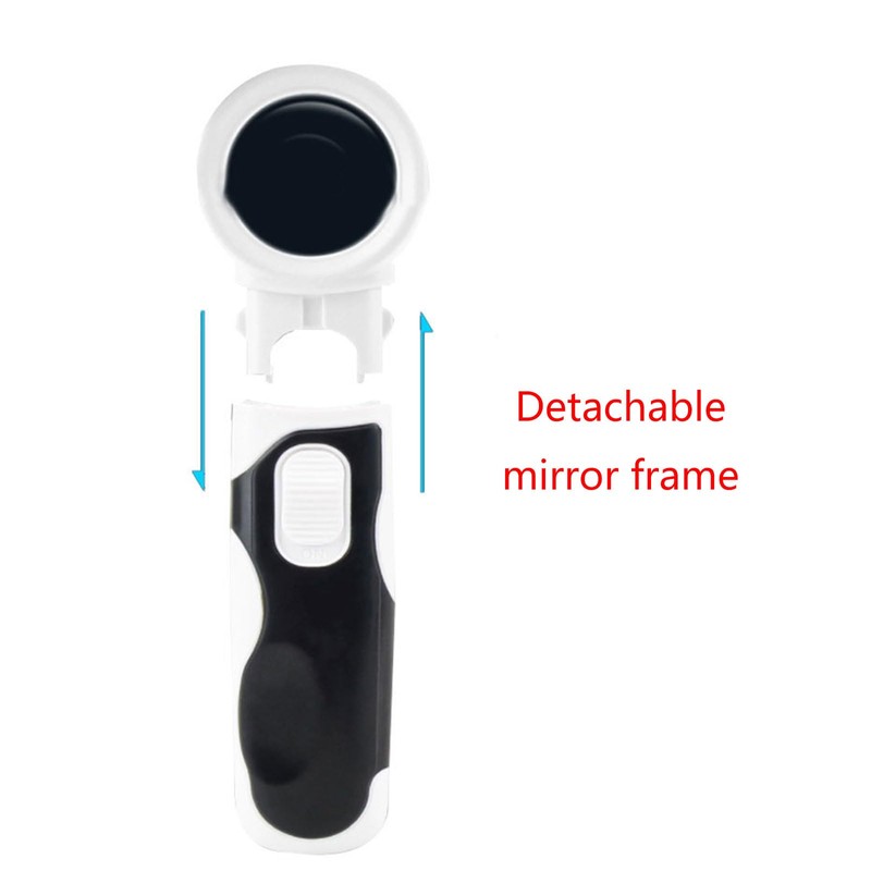 VOCUE 16X Illuminated Magnifying Glass 2 LED Light Handhelds Reading