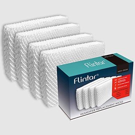 Flintar MD1-0034 Humidifier Wick Filters, Compatible with Vornado Evaporative Humidifier Model Evap40, Evap2, EV3, EV100, EV200, EVDC300, EVDC500, EVDC505 (Not for Evap3), 4-Pack