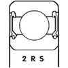 SKF 6203-2RSH Radial Deep Groove Ball Bearing, 16