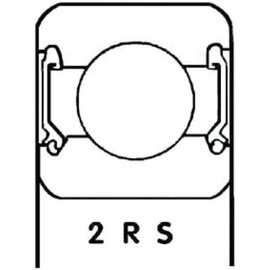 SKF 6203-2RSH Radial Deep Groove Ball Bearing, 16