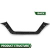 GRAND ORANGE Front Upper Bumper Grille Outer Molding Trim Compatible