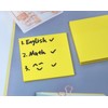 ONLYKXY 4 Pack Transparent Sticky Notes 7.6x7.6CM Self-Stick Book Tabs