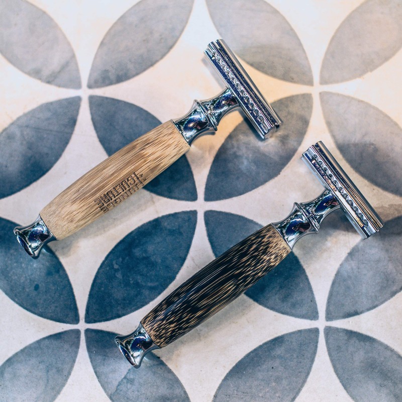 Jungle Culture® Bamboo Safety Razor for Men & Women •