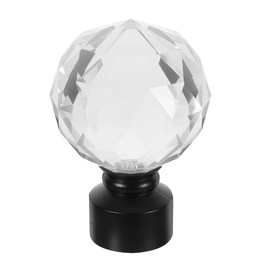 Didiseaon Curtain Pole Ends: Curtain Rod Finials Ends Only Decorative Head Screw on Rods Ball Cap Drapery for Bedroom and Living Room