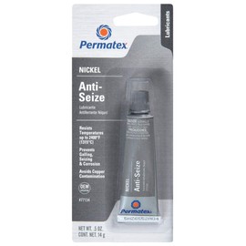 Permatex 77134 Nickel Anti-Seize Lubricant, 0.5 oz Tube | Pack of 2