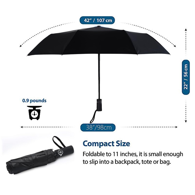 SY COMPACT Travel Umbrella Windproof Automatic Unbreakable -Factory Direct High