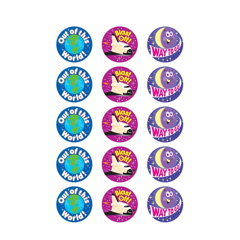 Trend Enterprises, Inc. Earth & Space/Grape Stinky Stickers, 60 ct.