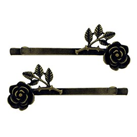 Ornate Gold-Tone Hair Pin Set Of Two GRMT35