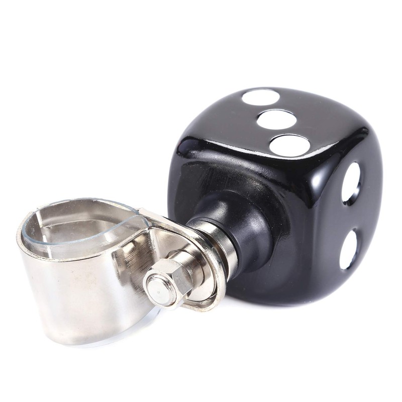 Arenbel Car Steering Suicide Turning Knob, Dice Style Wheel Assist