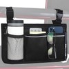 Wheelchair Side Organizer Storage Bag Armrest Pouch with Cup Holder