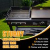 SafBbcue Grill Grate for Blackstone 1819 Griddle & Charcoal Combo