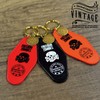 Blue Vogue Biker Motorcycle Harley American Casual Vintage Motel Key
