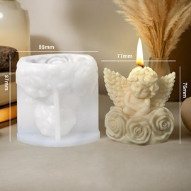 Silicone Nighthawk Mold - Owl Pillar Silicone Resin Casting Molds for Candle & Resin & Soap Craft Supplies