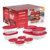 Rubbermaid EasyStore Large Containers, 18-Piece Set, Food Storage Containers, Food