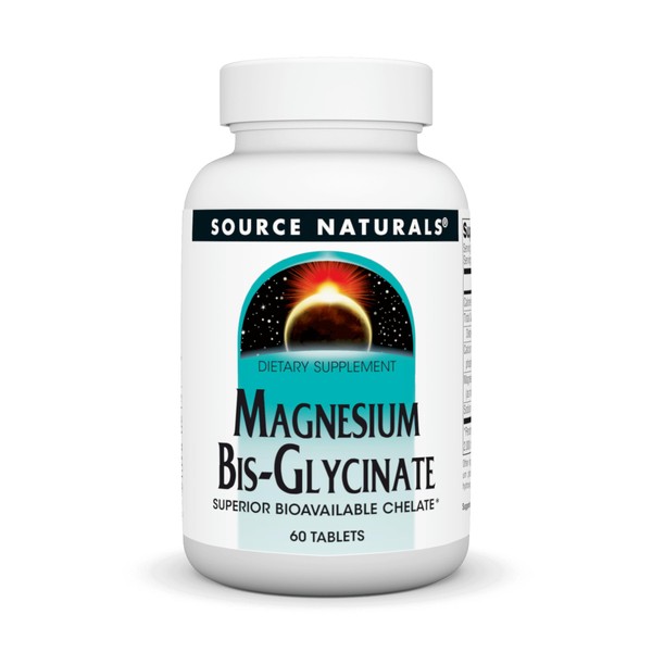 Source Naturals Source Naturals Magnesium Bis-Glycinate, Superior Bioavailable Chelate* -