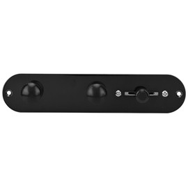 Electric Guitar Control Plate Switch Black Metal Prewired Wiring Harness Knob Controller