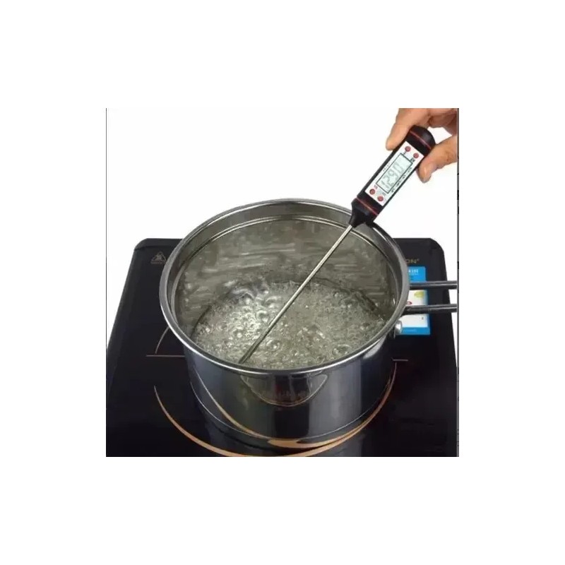 Termómetro Culinario Digital Para Freír Alimentos Con Aceite