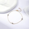 Rotnso Anklets for Women 14K Real Gold Plated Evil Eye