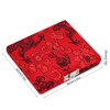 Wooden Silk Cloth Cover Reed Case Holder Storage Box for