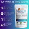Vitamin D3 Tablets 4000IU, 30 Vitamin D Supplement Tablets (1