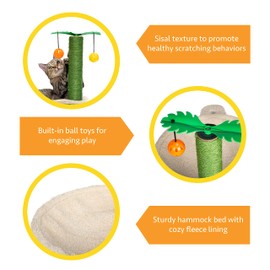 Kitty City Sisal Post Cat Scratchers, Perch Cushion, and Replacement Parts