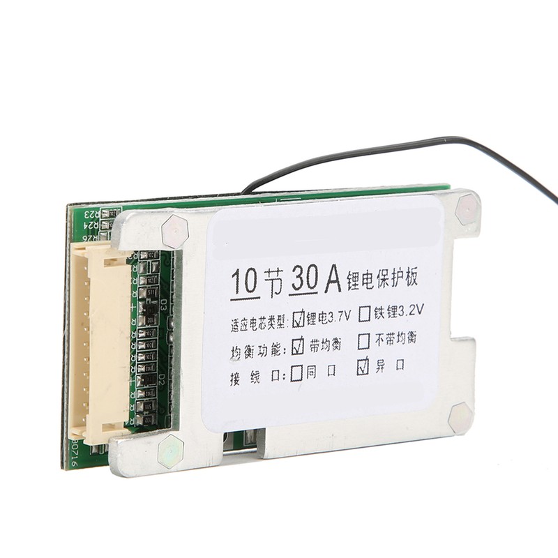 10S 36V 30A Liion Cell 18650 Battery Protection BMS PCB