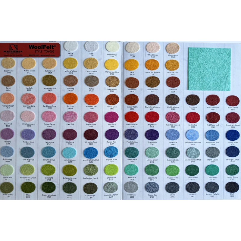 Mellow Yellow - Wool Felt Giant Sheet - 35% Wool