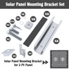 Aurinktron Mounting Kit for 2 PV Modules, 12 cm Aluminium