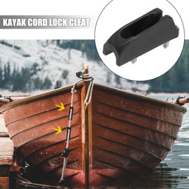 X AUTOHAUX 6pcs Canoe Kayak Cord Lock Cleat Kayak Cleat Quick Grip Self Lock Rope Cord Tensioner