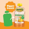 Mott’s Fruit Smoothies Vanilla Peach, 4.2 oz clear pouches, 24