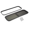 HECASA 12" x 36" RV Window 1-1/4in Thickness Universal Vertical