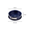 Dr.Oetker Springform Back-Liebe with Enamel-Server-Plate Ø26 cm in Black, 26