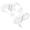 uxcell 6Pcs #50 Chain Offset Half Link Roller 5/8" Pitch